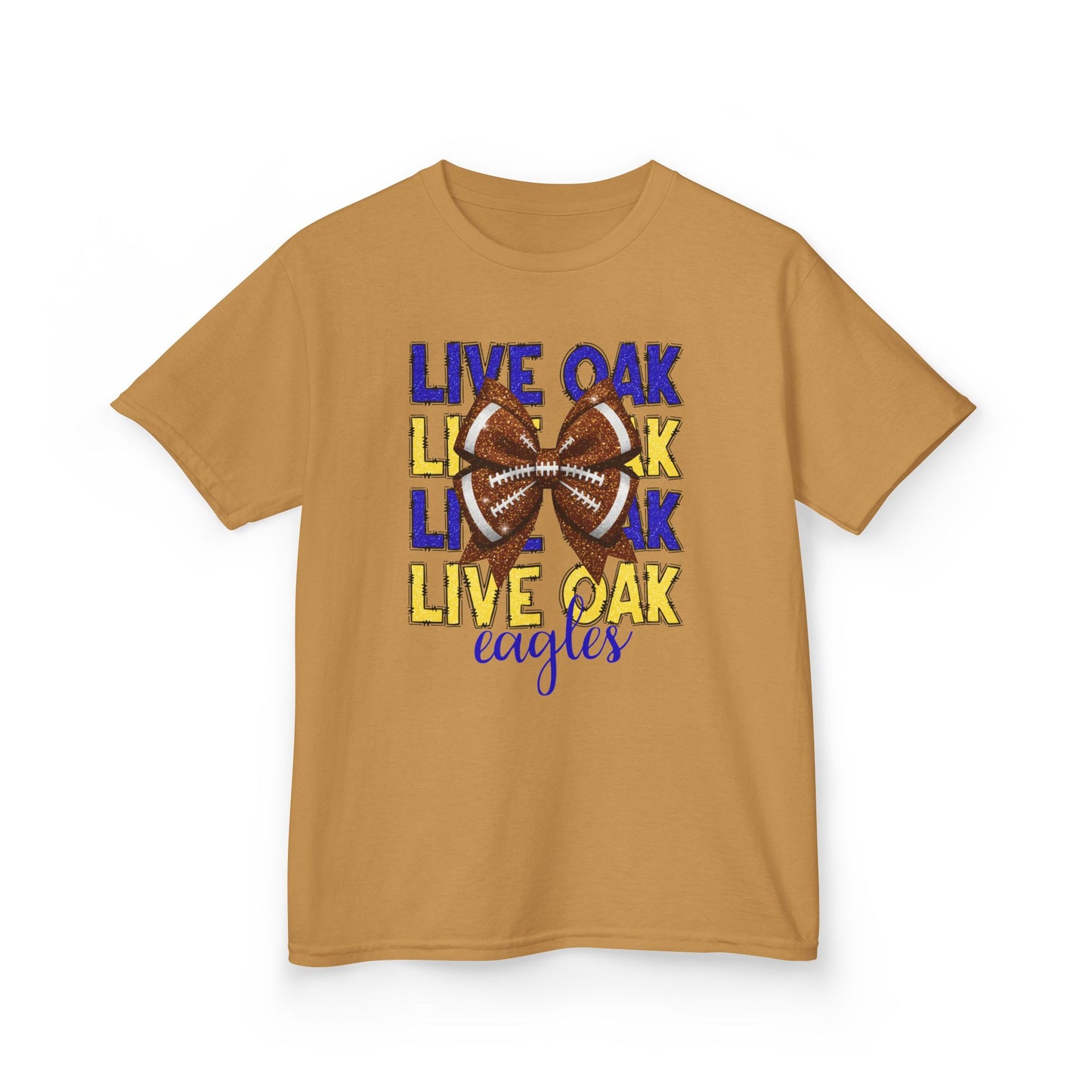 Live Oak Eagles Football Tee for Kids, Youth Sports Shirt, Fun Game Day Outfit, Birthday Gift, Team Spirit Apparel, Family Sportswear