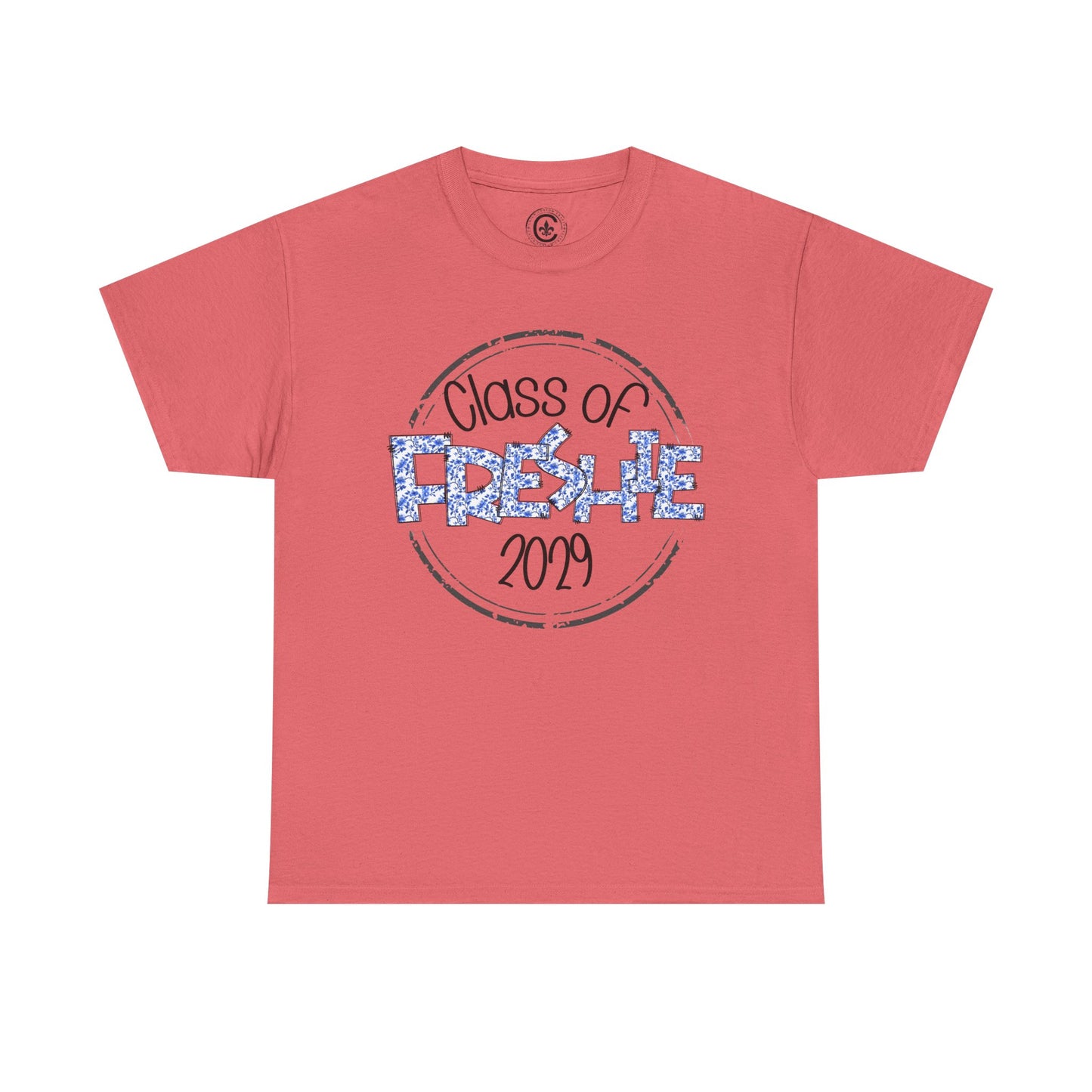 Freshie Class of 2029 Heavy Cotton Tee, Graduation Shirt, Unisex T-Shirt, School Spirit Wear, Freshman Celebration