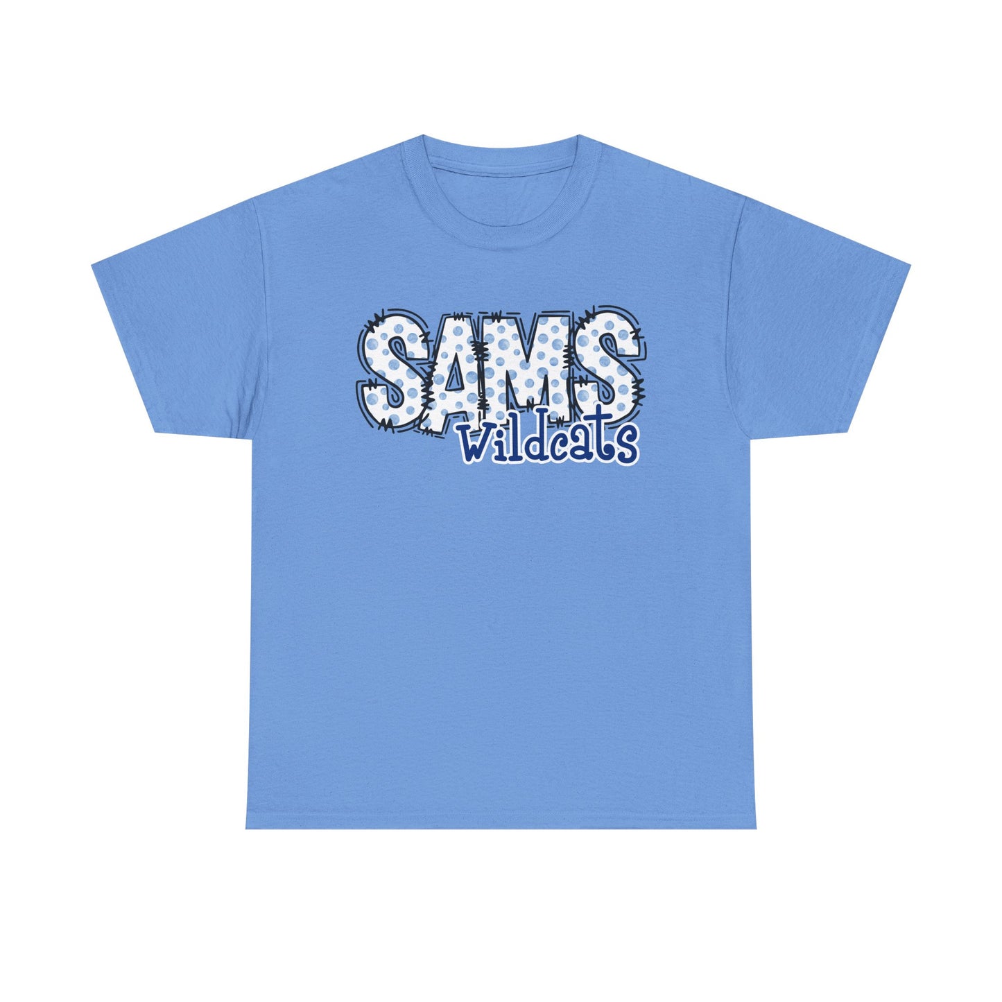SAMS Wildcats, Whimsical on a Unisex Tshirt, St Amant Middle School