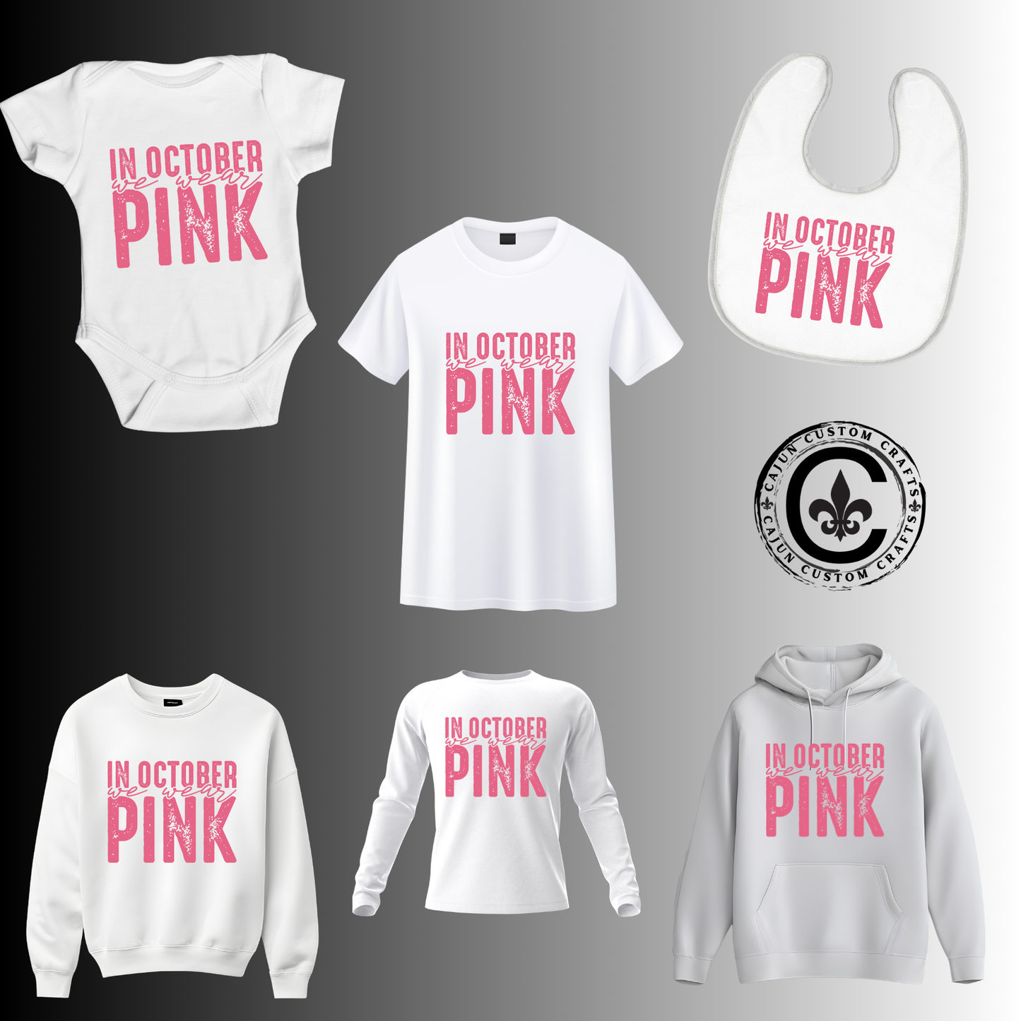 In October We wear pink, October, Breast Cancer Awareness