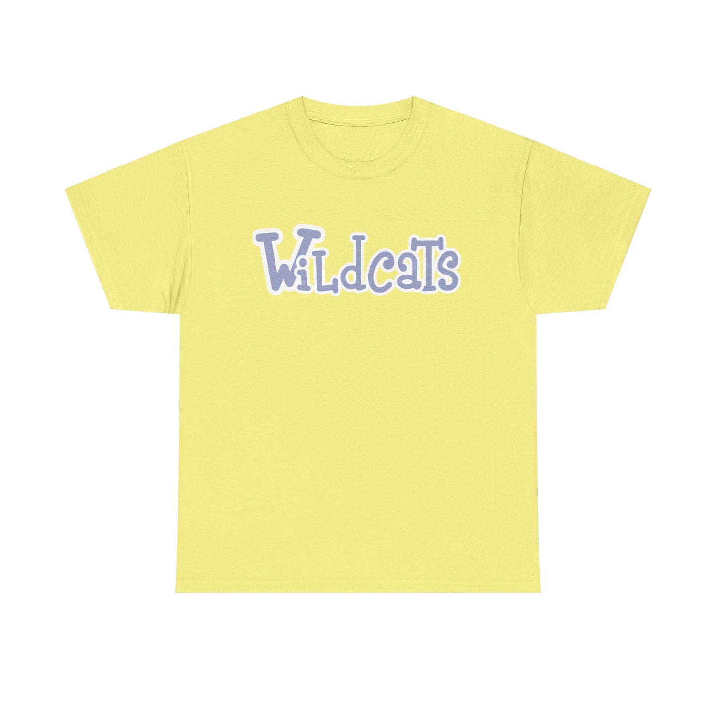 Blue Wildcats Unisex Tee, Cute Cotton Shirt, School Spirit Apparel