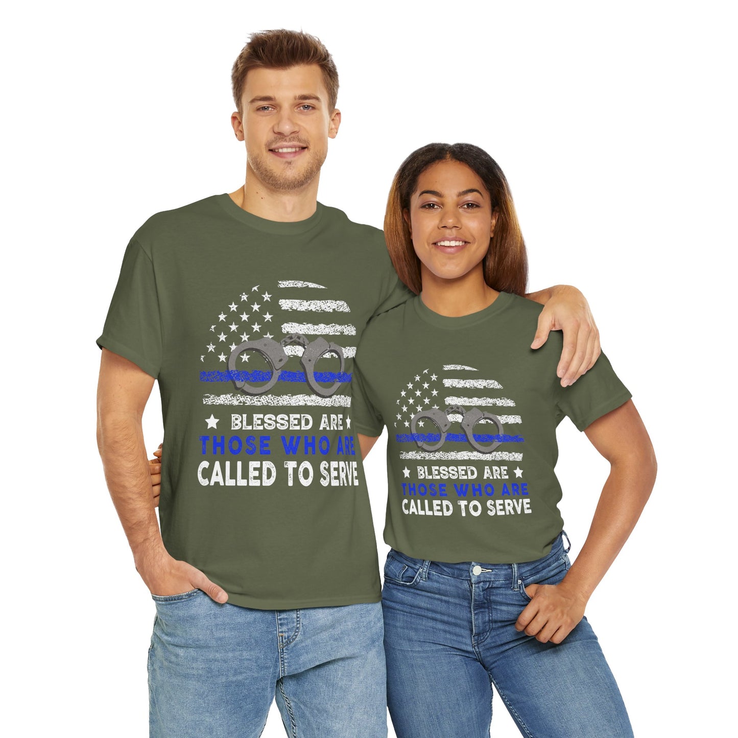 Blessed are those who are called to serve, first responder, Graphic Tee, T-Shirt, Unisex Humor Shirt, Gifts for Friends, Casual Wear, law enforcement