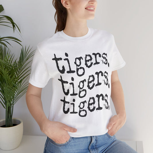 Tigers, Stacked, Tshirt, Unisex, Period, LSU