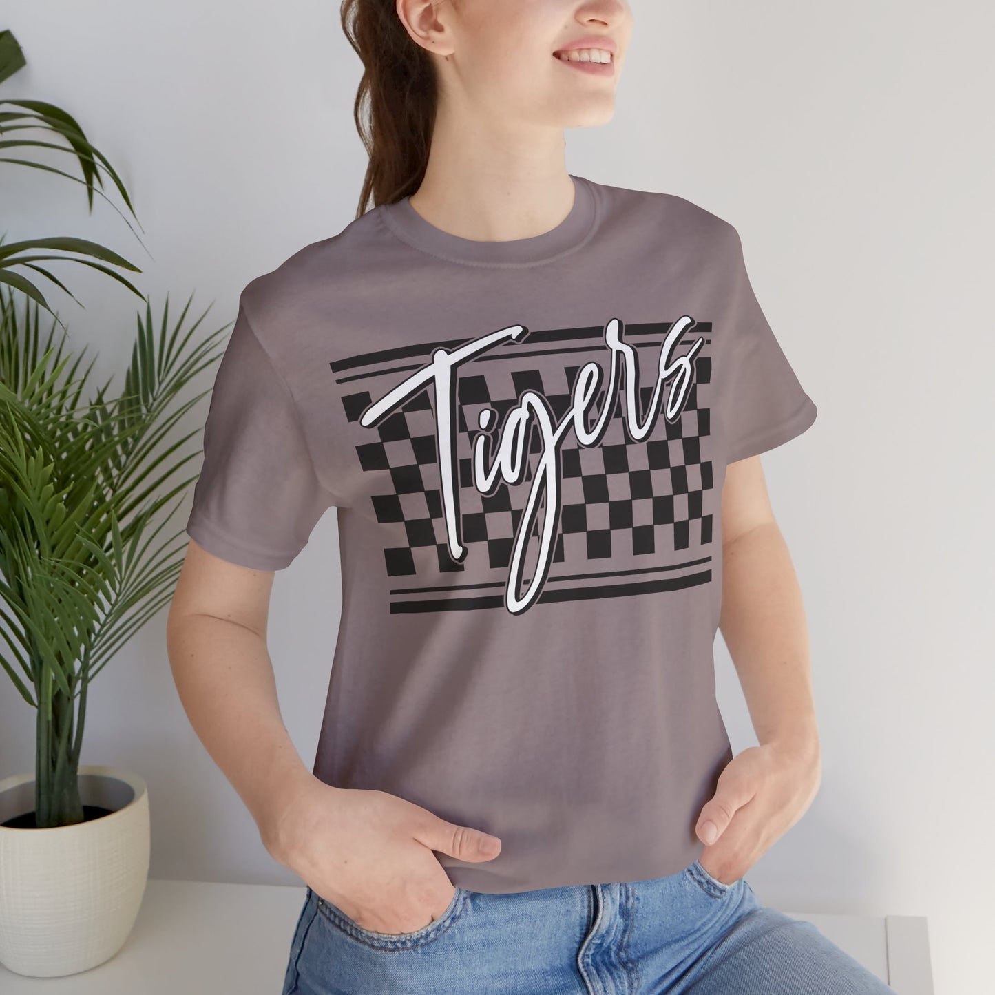 Vintage Tigers Graphic Tee, Perfect for Game Day, Casual Wear, T-Shirt Gift, Unisex Jersey Shirt, Animal Lovers Apparel