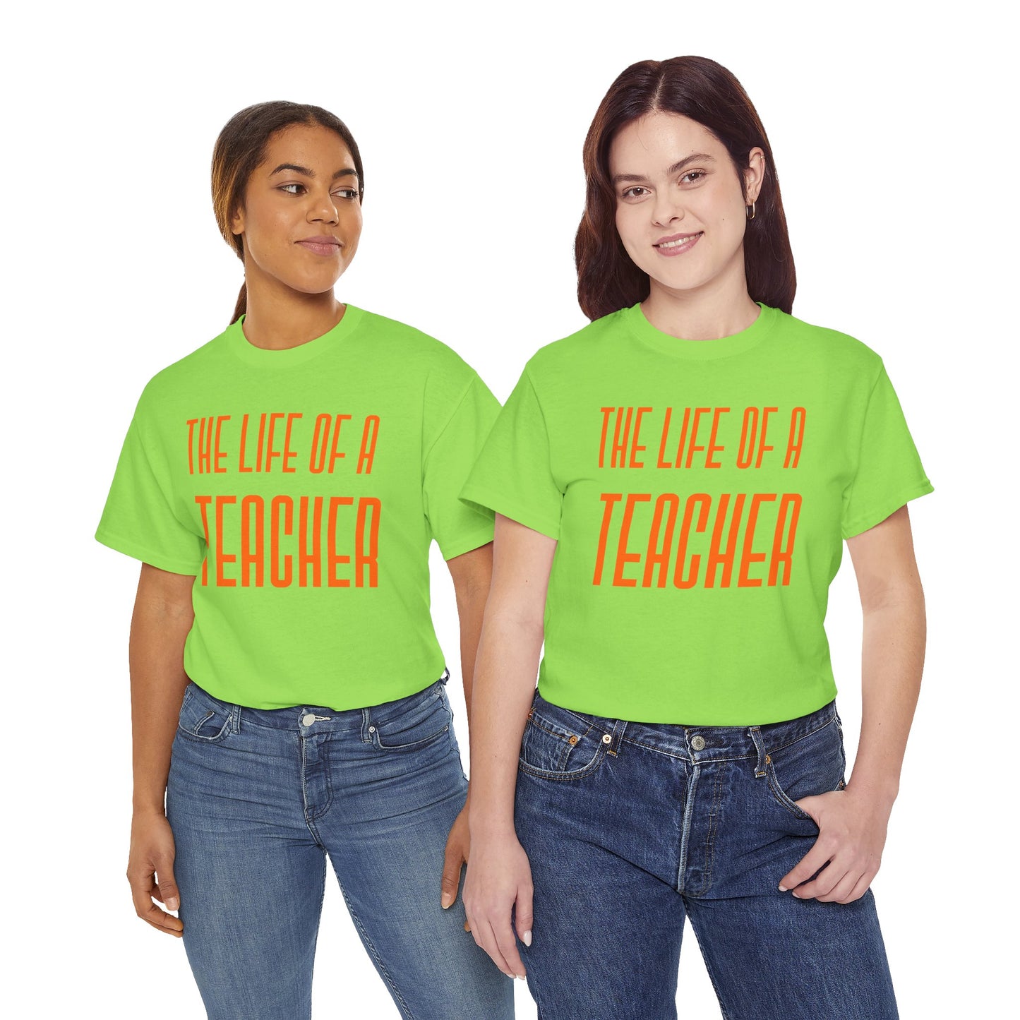 The life of a Teacher Tee - Unisex Heavy Cotton T-Shirt, Music Teacher Gift, Music Lover Shirt, TS12 12 Swiftie
