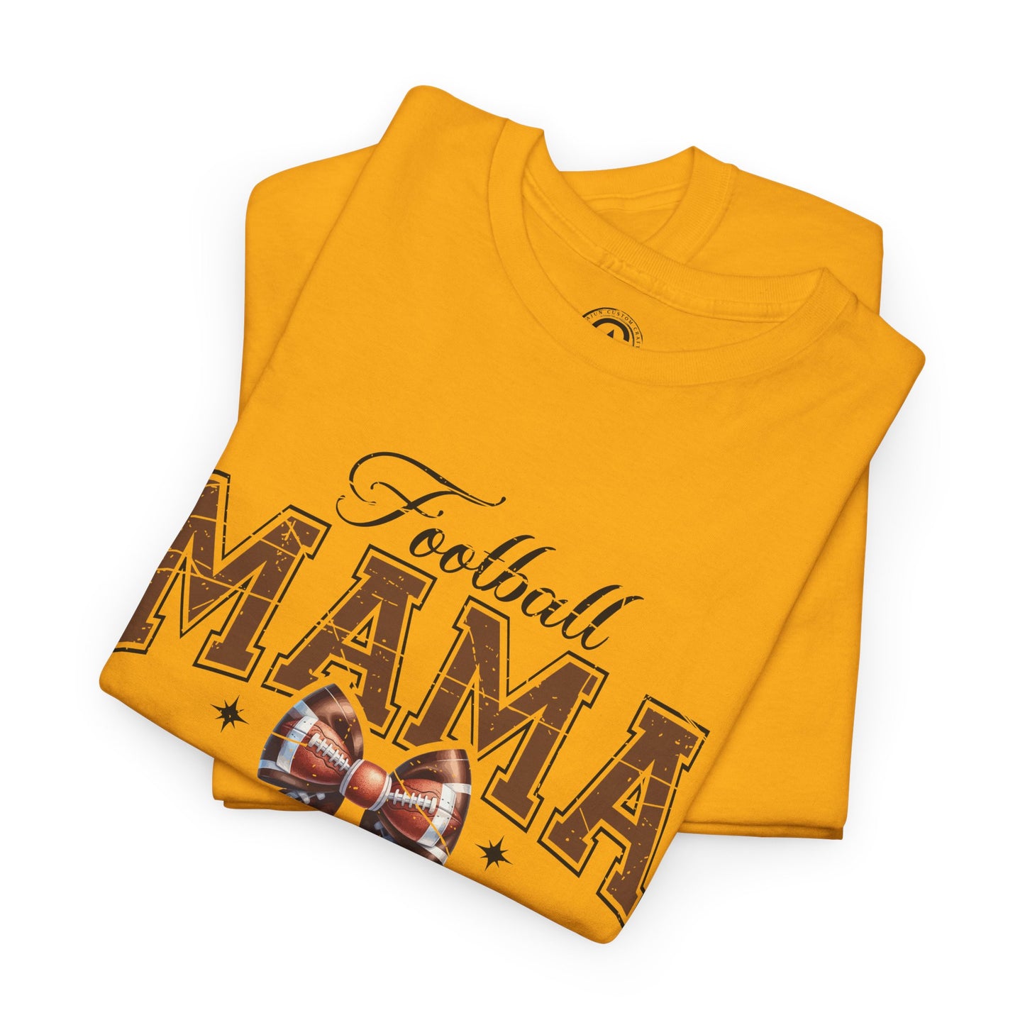 Football Mama Unisex Heavy Cotton Tee | Perfect for Game Day, Sports Events, Gifts for Moms, Casual Wear, Tailgate Parties