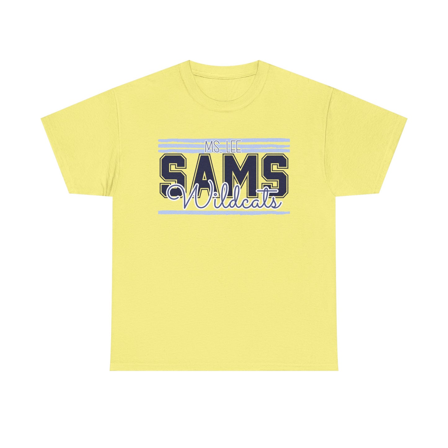 Personalized, SAMS Wildcats, St Amant Middle School, Team Spirit, Unisex Tshirt, Add your name