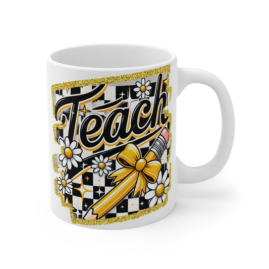 Colorful Teacher Mug | Perfect Gift for Educators, Back to School, Classroom Decor, Appreciation Day, Coffee Lovers
