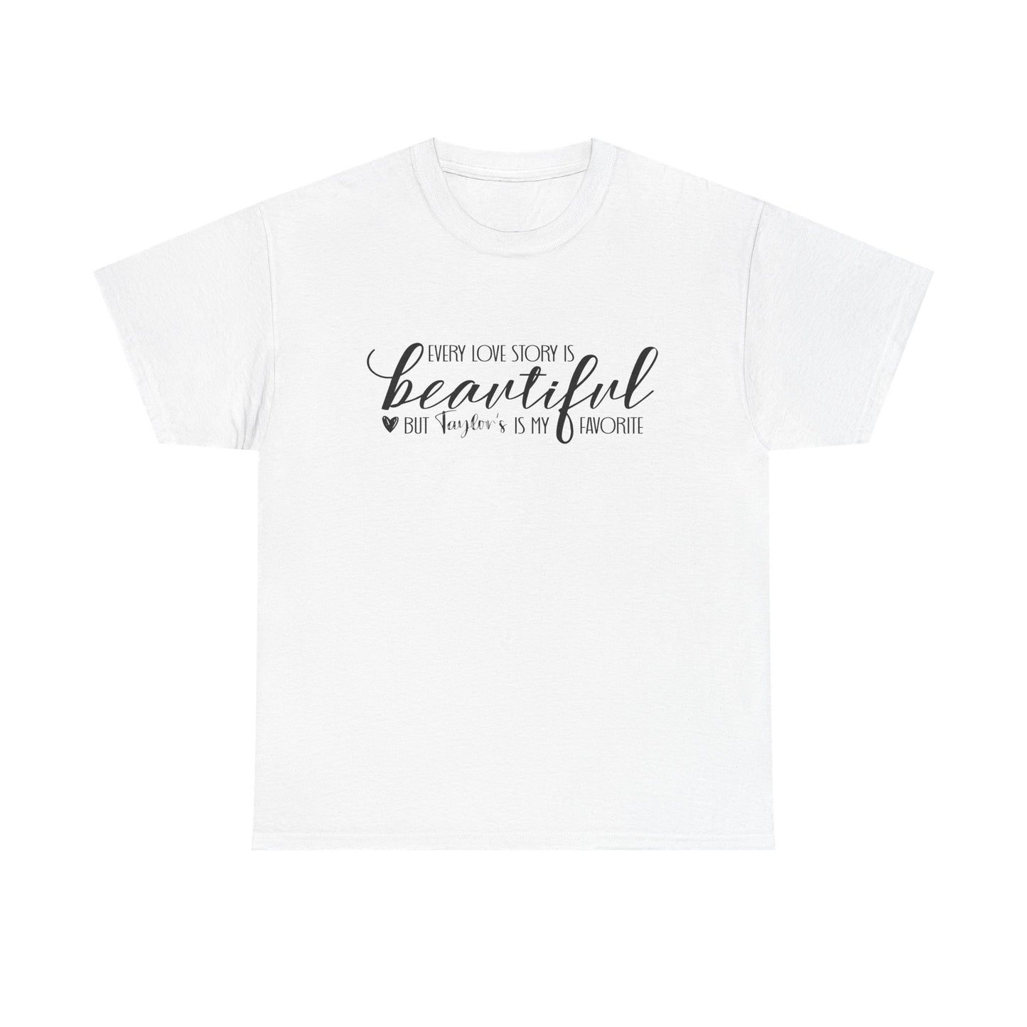 Taylor's Love Story, Beautiful Unisex Heavy Cotton Tee,