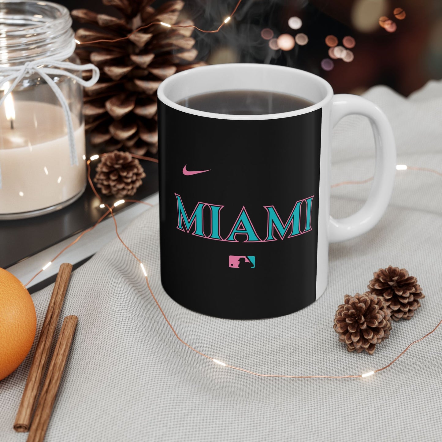 Miami Rec Baseball, Perfect for Coffee Lovers, Gift Idea for Sports Fans, Home Decor, Travel Mug,