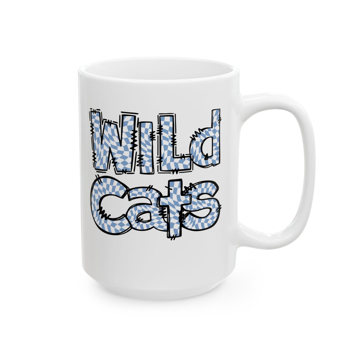 SAMS Wildcats Ceramic Mug - Cute Coffee Cup for St Amant Middle School