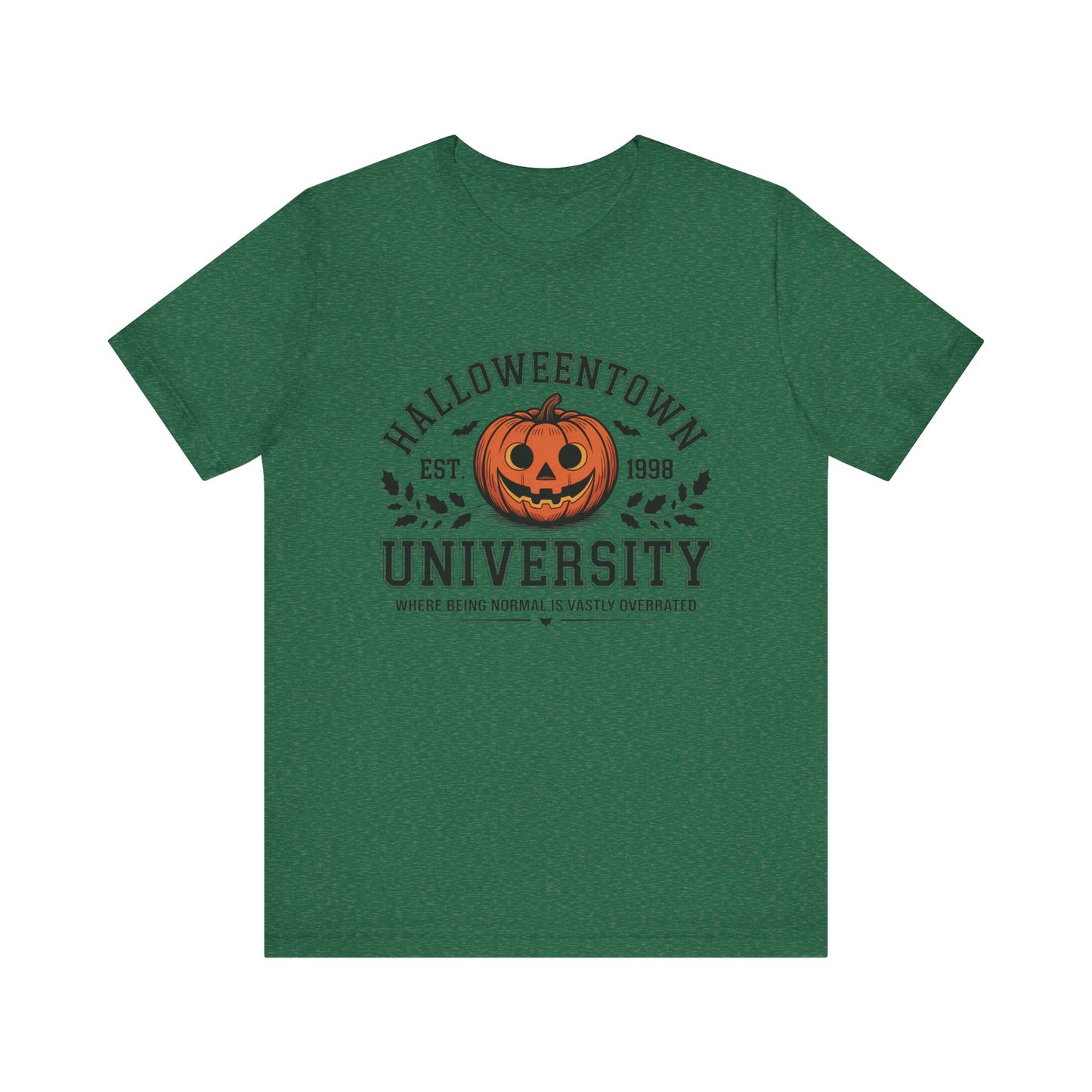Halloween Pumpkin University Tee, spooky, fall