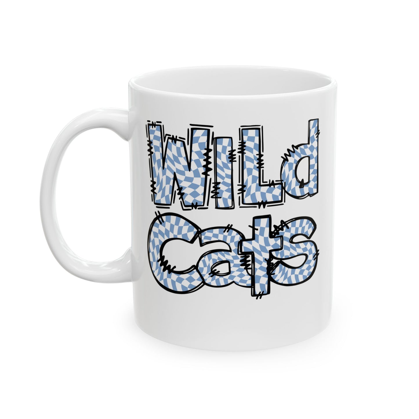 SAMS Wildcats Ceramic Mug - Cute Coffee Cup for St Amant Middle School