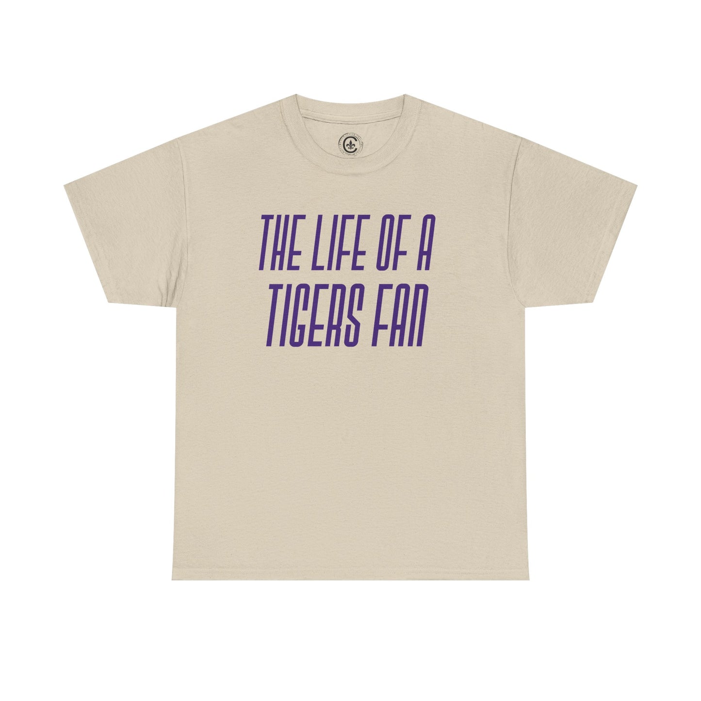The life of a Tiger Fan  Unisex Heavy Cotton T-Shirt Music Lover Shirt, TS12 12 Swiftie, lsu. tigers