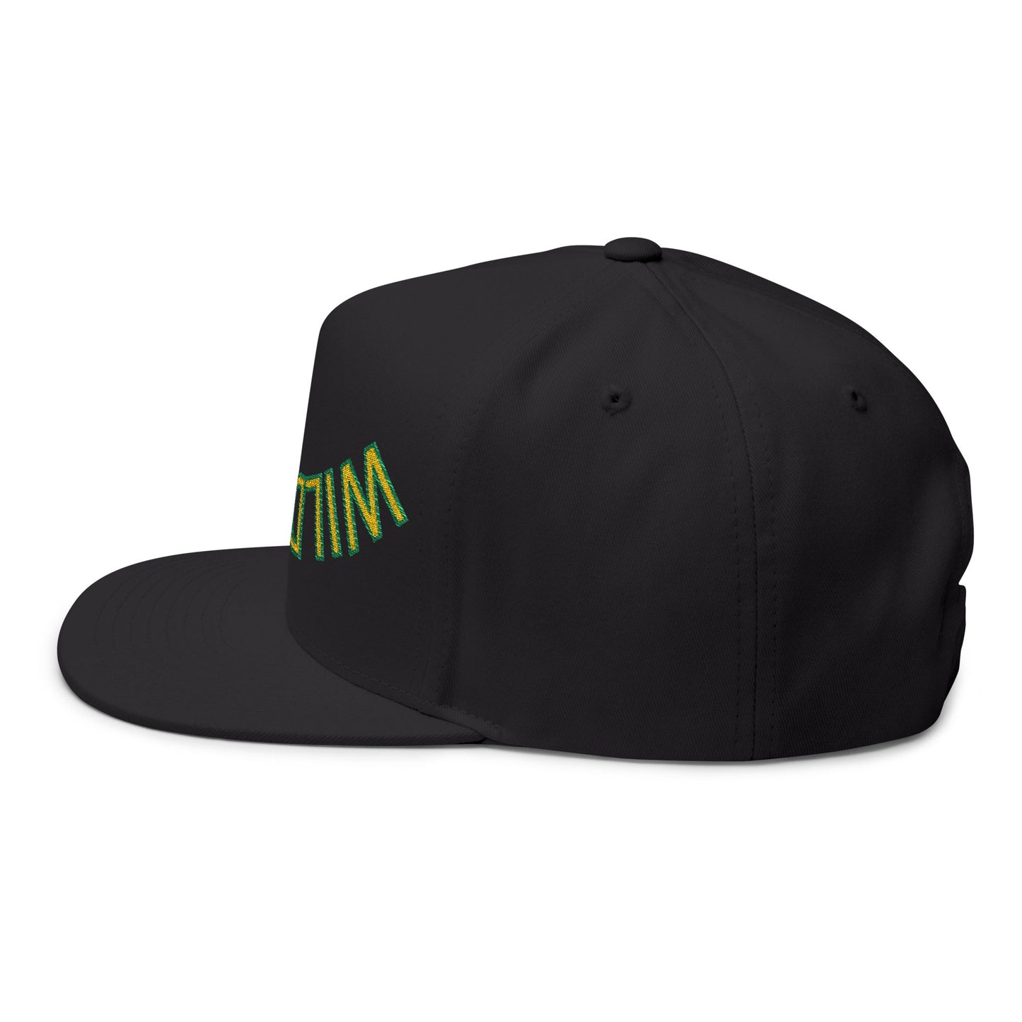 Upside down Wildcats, Embroidered Flat Bill Cap - Wildcats, Urban Streetwear Hat, Cool Summer Accessory, Gift for Him/Her, Trendy Headwear