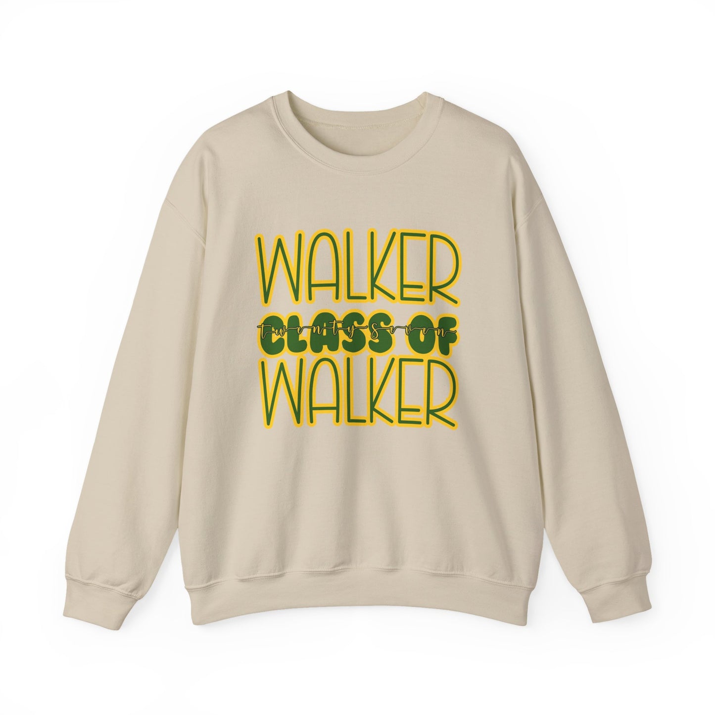 Copy of Class of 27 Crewneck Sweatshirt, Walker, Louisiana, Wildcats, Stacked Walker