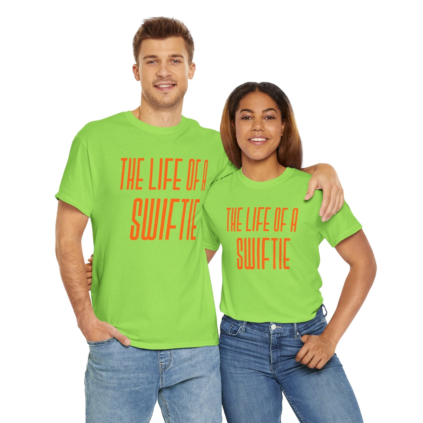 The life of a Swiftie Unisex Heavy Cotton T-Shirt Music Lover Shirt, TS12 12 Swiftie