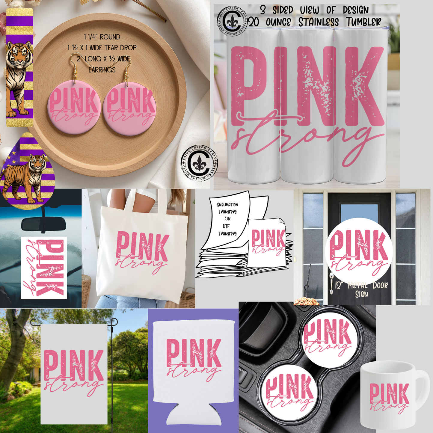 Pink Strong, October, Breast Cancer Awarness