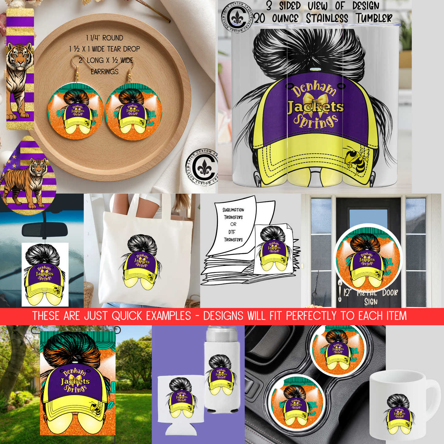 Messy Mom Bun, Cap and sunglasses, Denham Springs