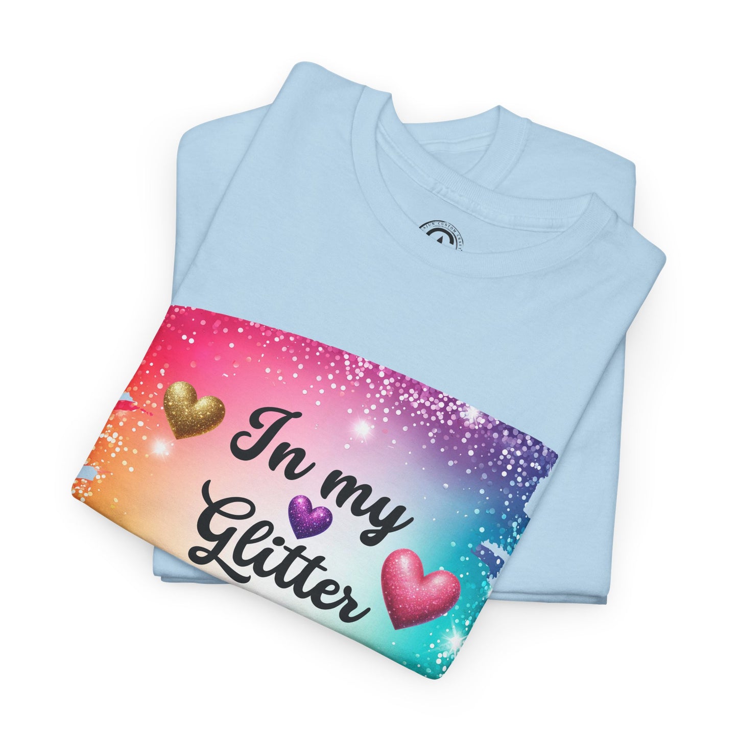 In My Glitter Era Tee - Unisex Heavy Cotton T-Shirt, Perfect for Celebrations, Pride Events, Birthday Gifts, Casual Wear, Colorful Fashion