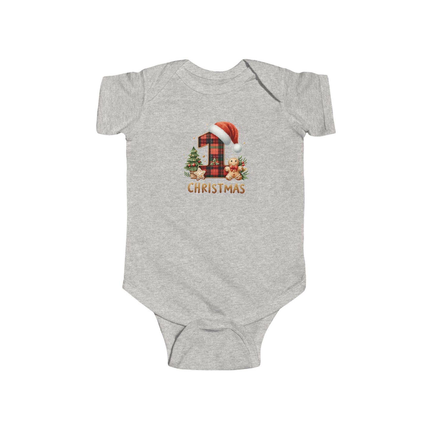 Christmas Infant Bodysuit, Baby 1st, First Christmas
