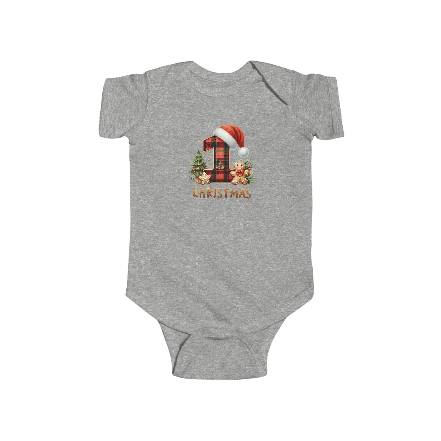 Christmas Infant Bodysuit, Baby 1st, First Christmas