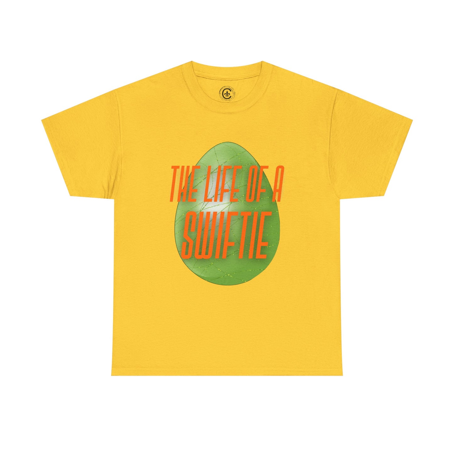 The life of a Swiftie with a green glitter easter egg - Unisex Heavy Cotton T-Shirt Music Lover Shirt, TS12 12 Swiftie