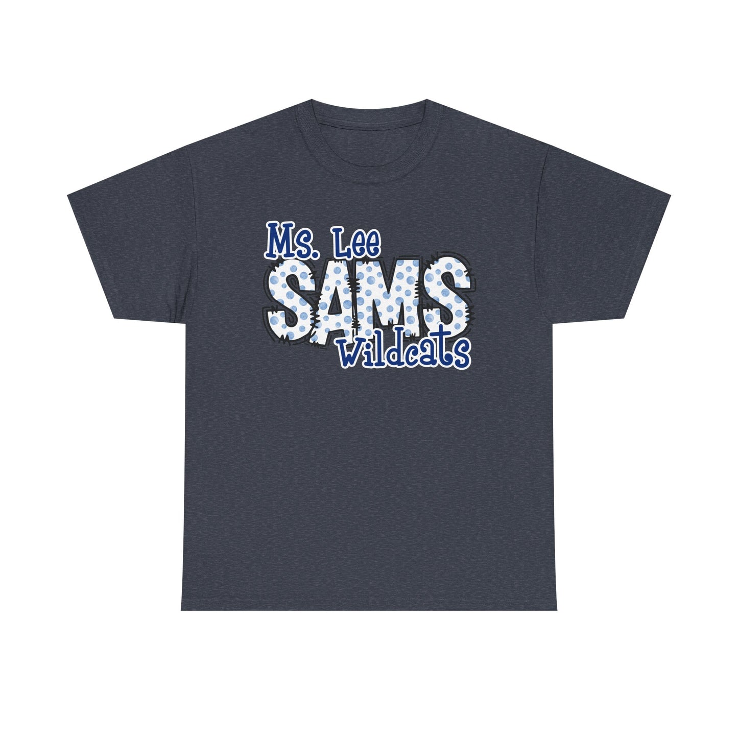 Personalized, SAMS Wildcats, Whimsical on a Unisex Tshirt, St Amant Middle School
