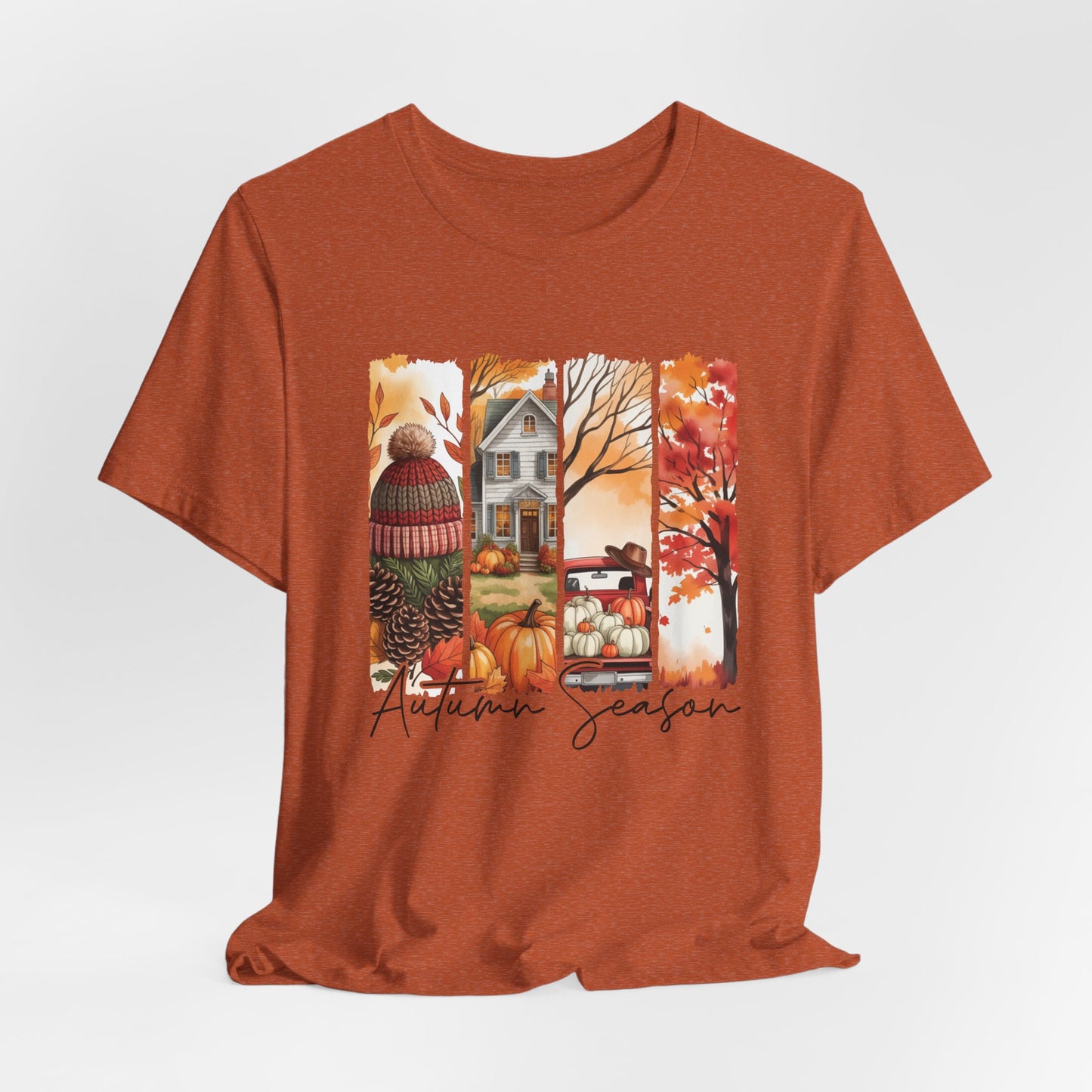 Autumn Vibes Unisex Tee - Cozy Fall Tee, Harvest Shirt