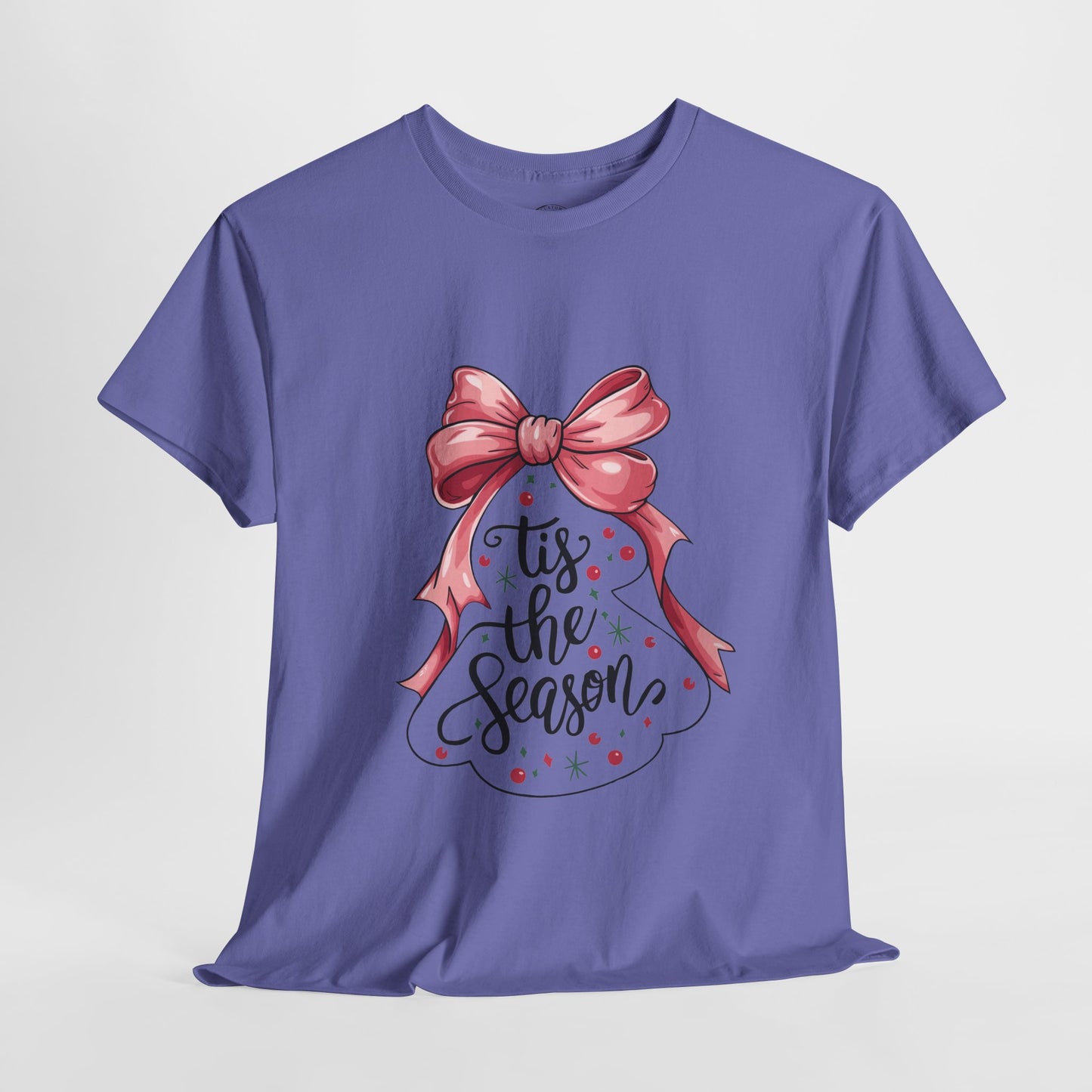 Festive Holiday T-Shirt: 'Tis the Season Tee, Christmas Gift, Family Gatherings, Winter Celebrations, Casual Holiday Wear