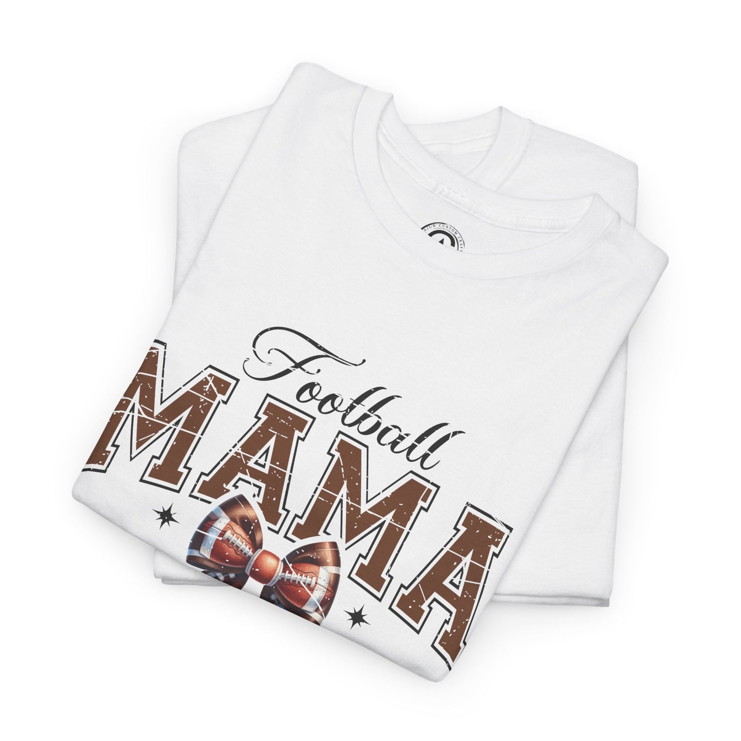 Football Mama Unisex Heavy Cotton Tee | Perfect for Game Day, Sports Events, Gifts for Moms, Casual Wear, Tailgate Parties