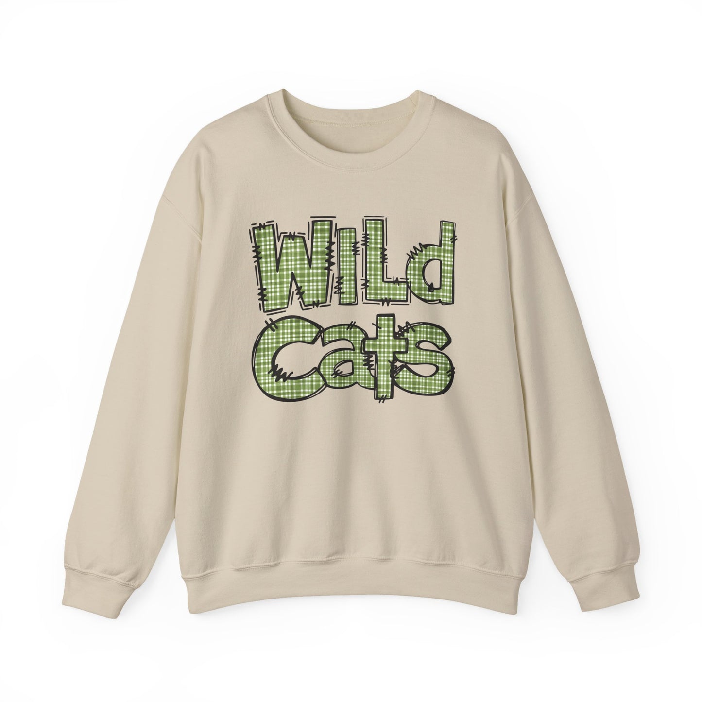 Wild Cats Crewneck Sweatshirt, Cozy Unisex Sweatshirt, Perfect Gift for Birthdays, Casual Wear, Wildcat Theme Apparel, Walker, La WHS, WJH
