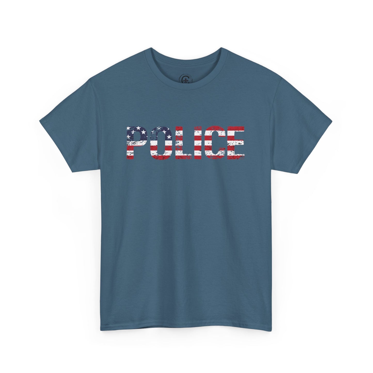 Police Flag Graphic Tee, T-Shirt, Unisex Humor Shirt, Gifts for Friends, Casual Wear, law enforcement