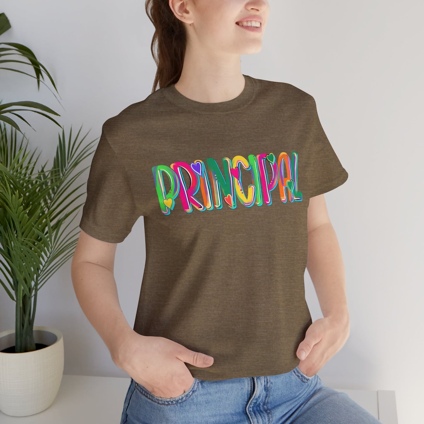 Colorful Principal Tee for Educators, Administration, School