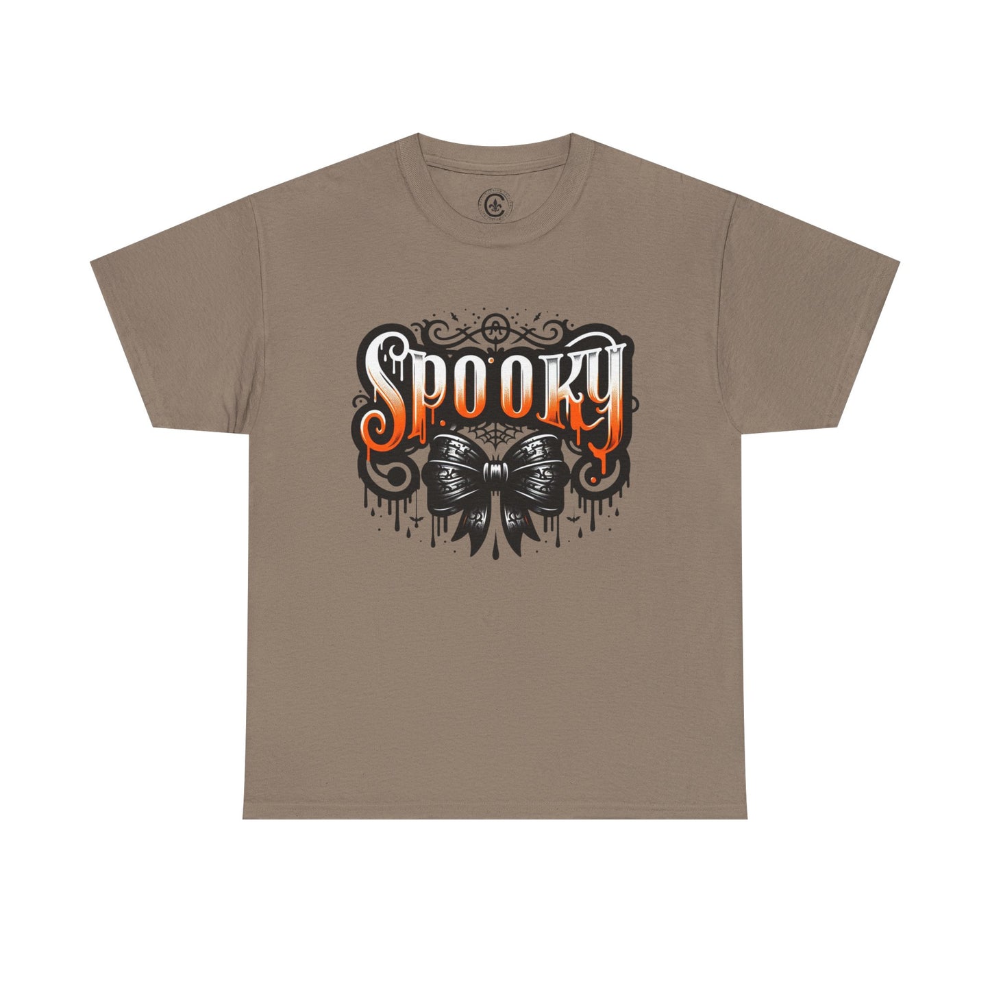 Spooky Themed Unisex Heavy Cotton Tee, Halloween Shirt, Fall Fashion, Ghostly Tee, Graphic Tee, Casual Wear