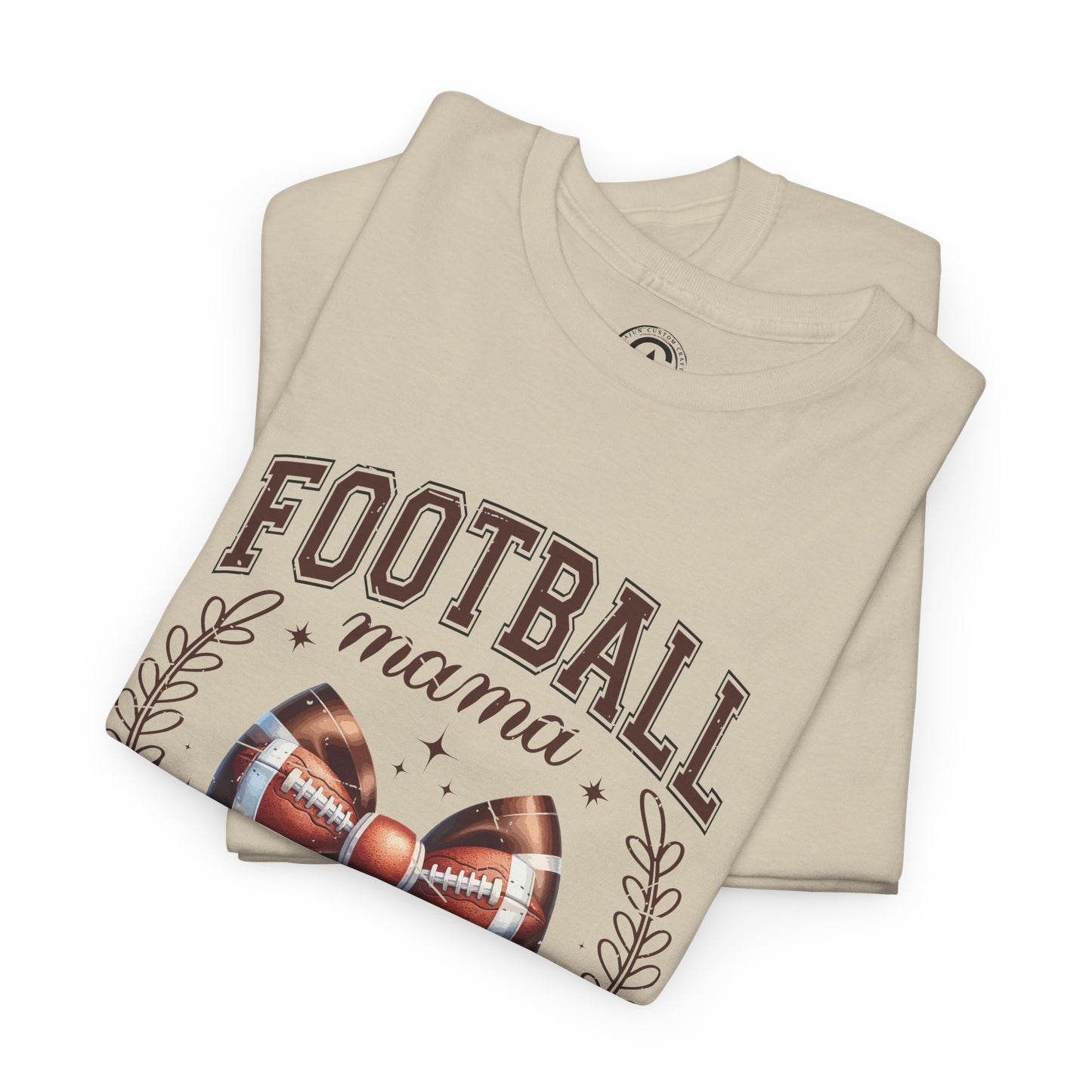 Football Mama Tee - Unisex Heavy Cotton T-Shirt, Sports Mom Gift, Game Day Apparel, Tailgate Outfit, Birthday Present
