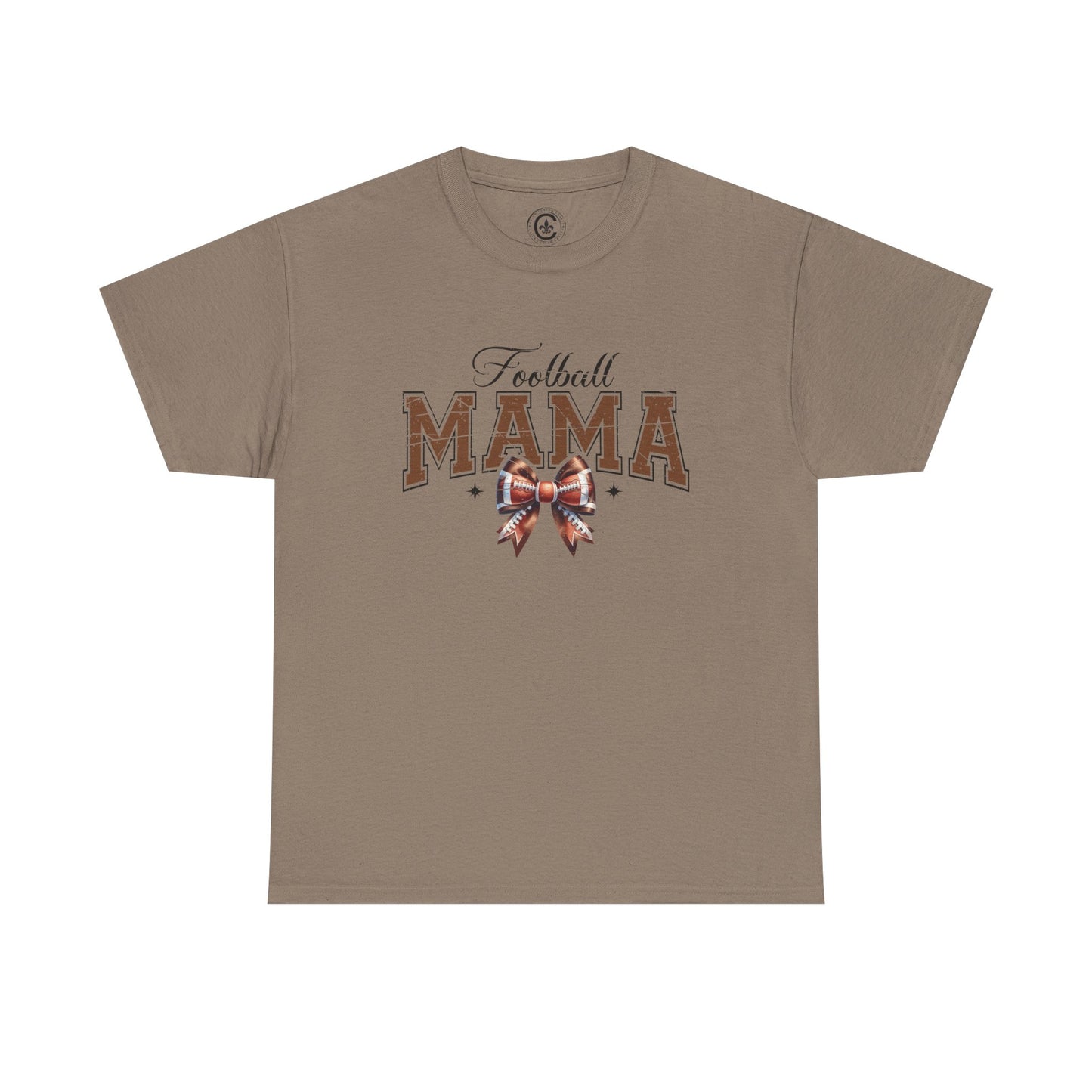 Football Mama Unisex Heavy Cotton Tee | Perfect for Game Day, Sports Events, Gifts for Moms, Casual Wear, Tailgate Parties