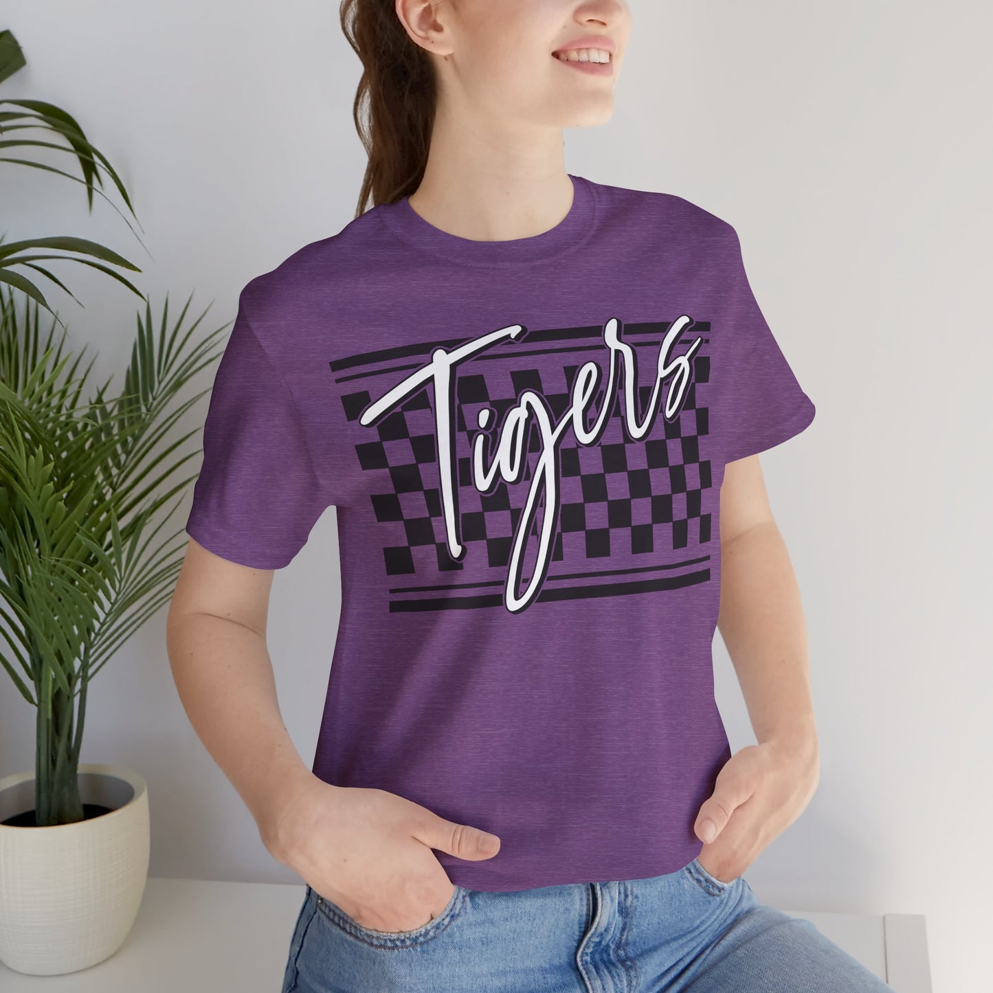 Vintage Tigers Graphic Tee, Perfect for Game Day, Casual Wear, T-Shirt Gift, Unisex Jersey Shirt, Animal Lovers Apparel