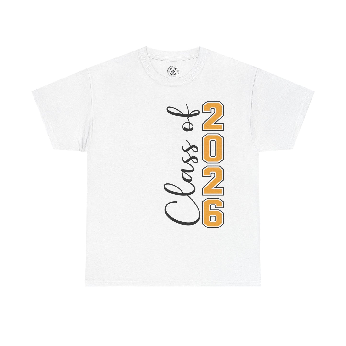 Class of 2026 Unisex Heavy Cotton Tee, Graduation Gift, School Spirit Shirt, Senior Tee, Casual Wear