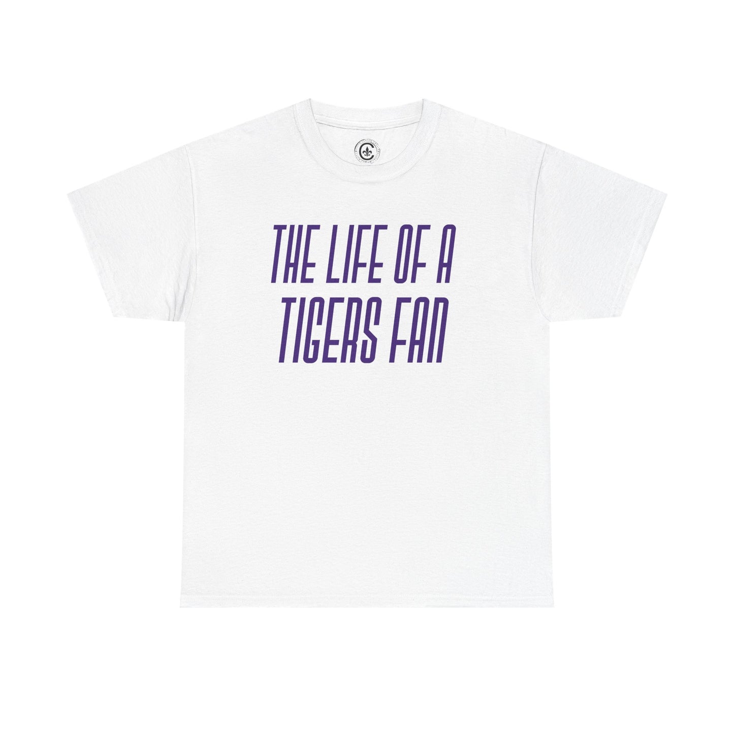 The life of a Tiger Fan  Unisex Heavy Cotton T-Shirt Music Lover Shirt, TS12 12 Swiftie, lsu. tigers