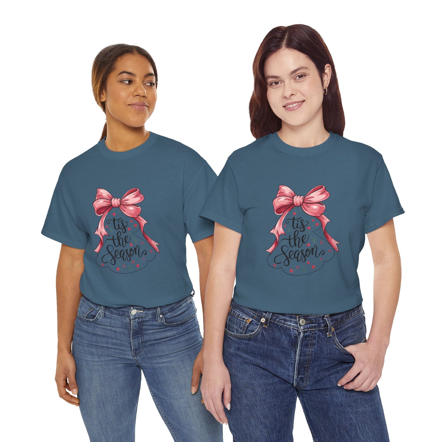 Festive Holiday T-Shirt: 'Tis the Season Tee, Christmas Gift, Family Gatherings, Winter Celebrations, Casual Holiday Wear