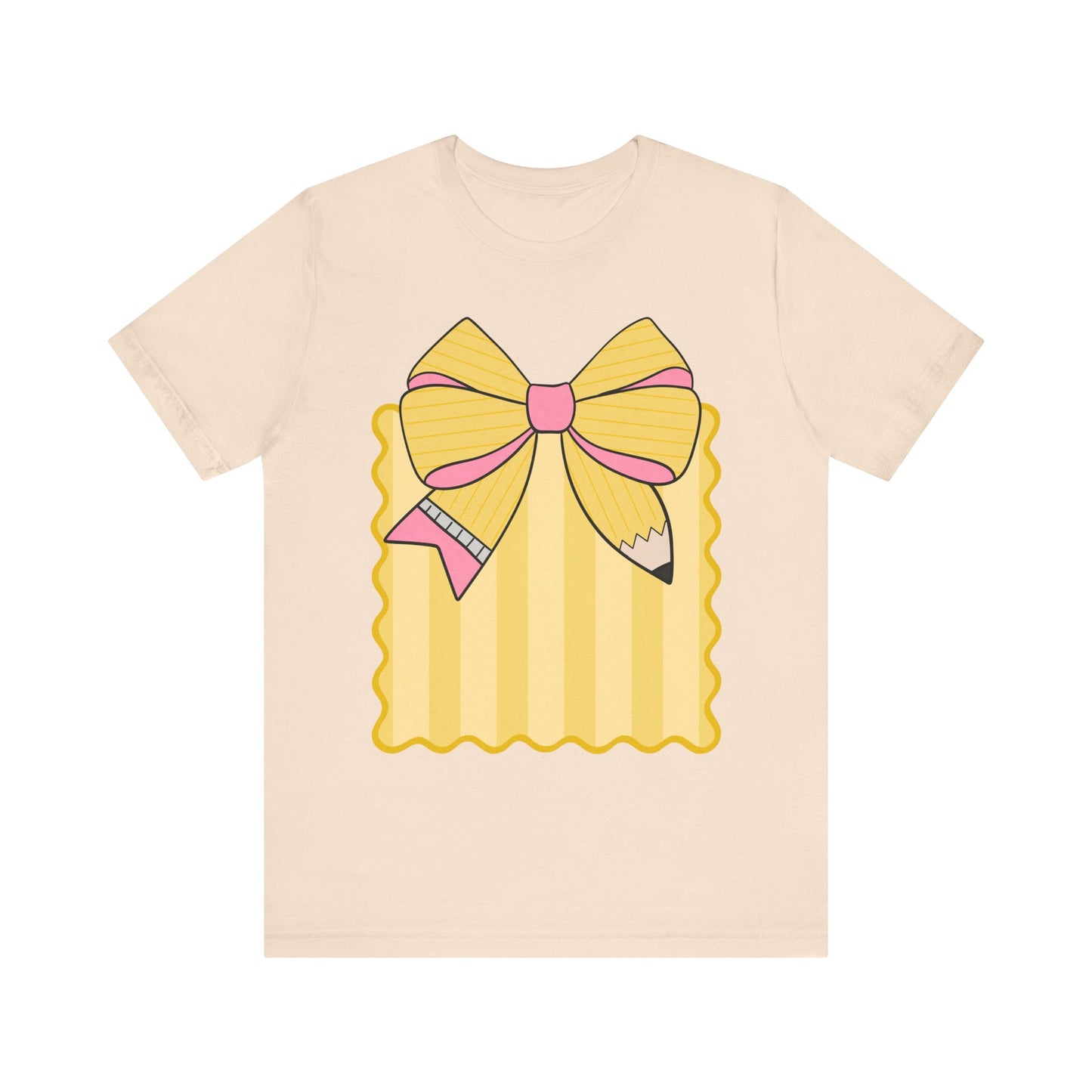 Personalized, Back to School, Pencil Bow coquette design for students, teachers, faculty, etc