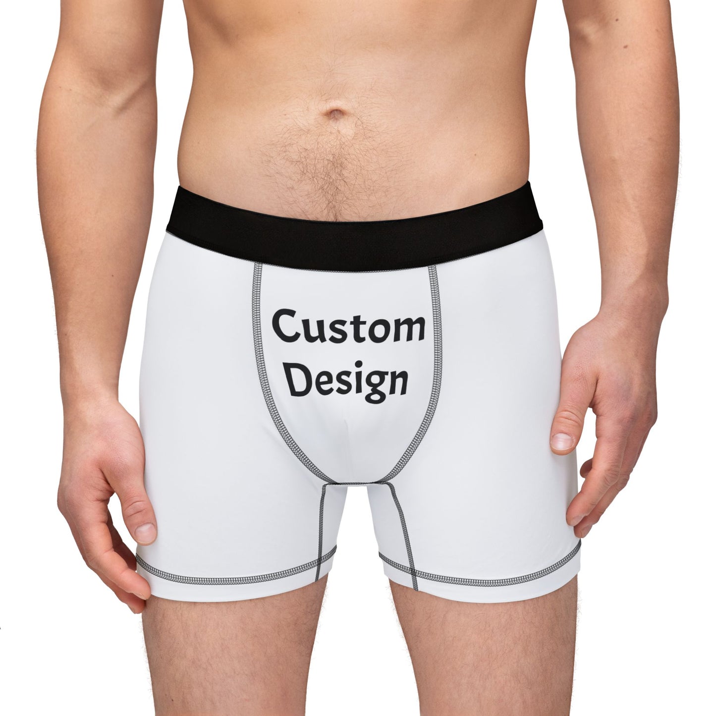 Personalized Custom Design Men's Boxers, Comfortable Underwear Gift for Him, AOP Boxers for Birthdays, Anniversaries, Fun Fashion, Unique Loungewear