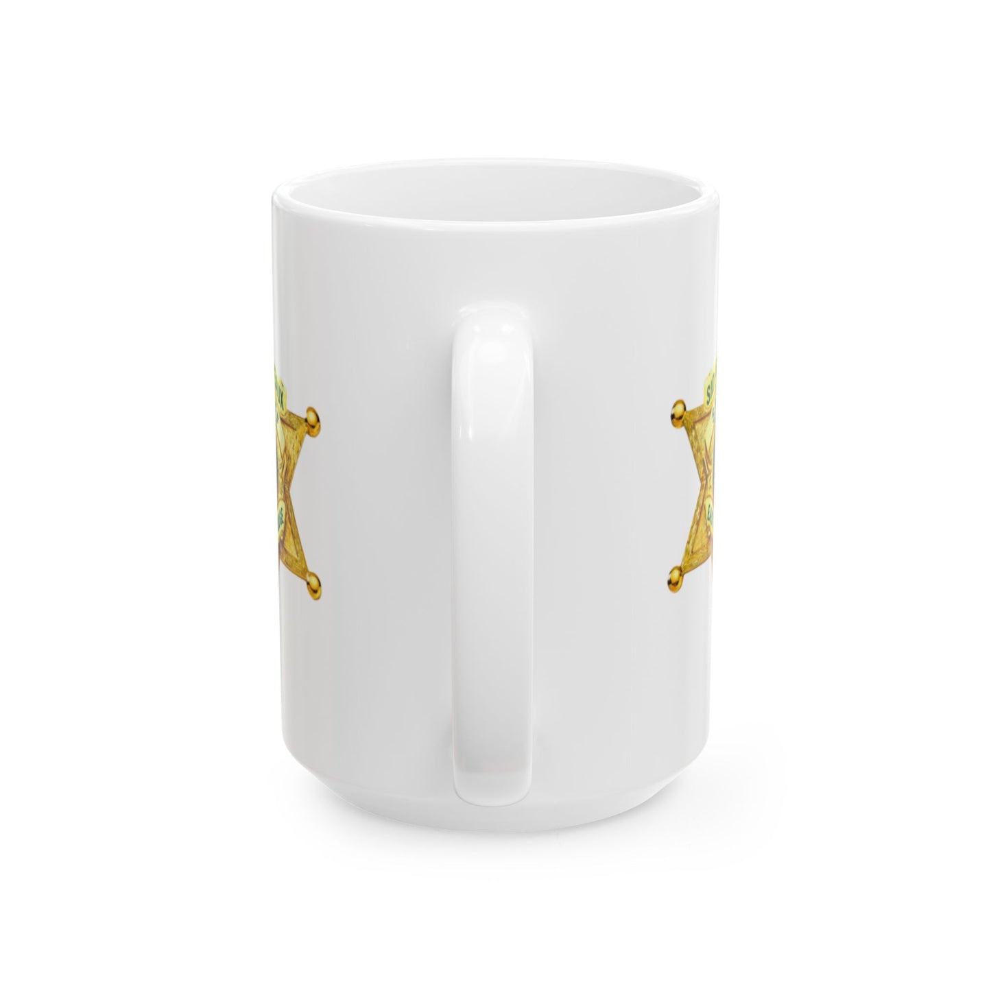 EBRSO, Badge, Sheriff Star Ceramic Mug, Perfect Gift for Police Officers, Law Enforcement Fans, Birthday, Holiday