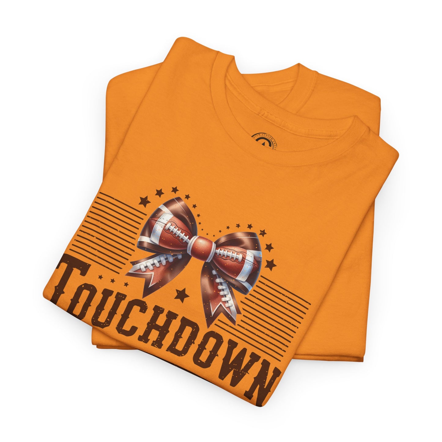 Touchdown Season Unisex Heavy Cotton Tee, Football Fan Shirt, Game Day Outfit, Sports Tee, Gift for Fans