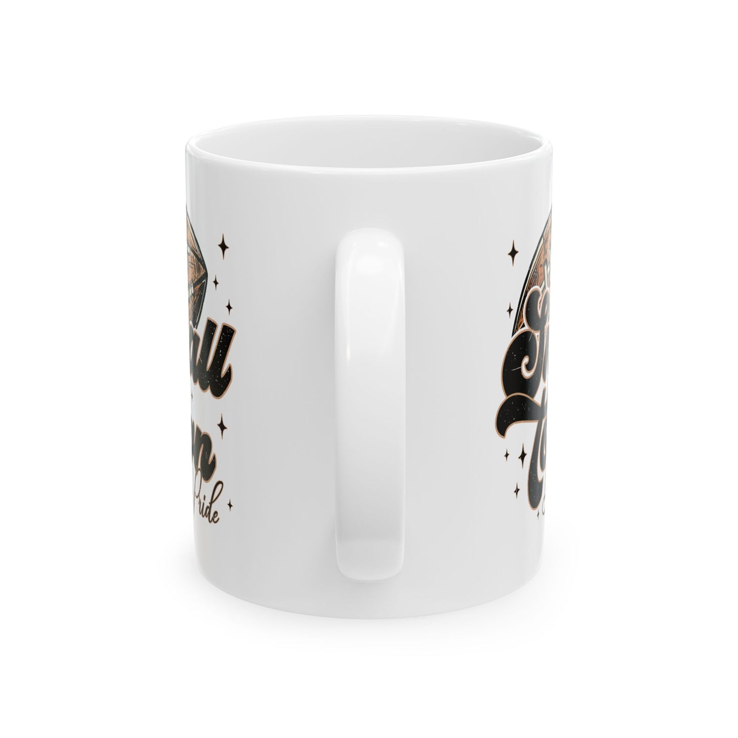 Small Town Football Ceramic Mug - Sports Fan Gift, Coffee Cup, Game Day Essential, Personalized Mug, Team Spirit