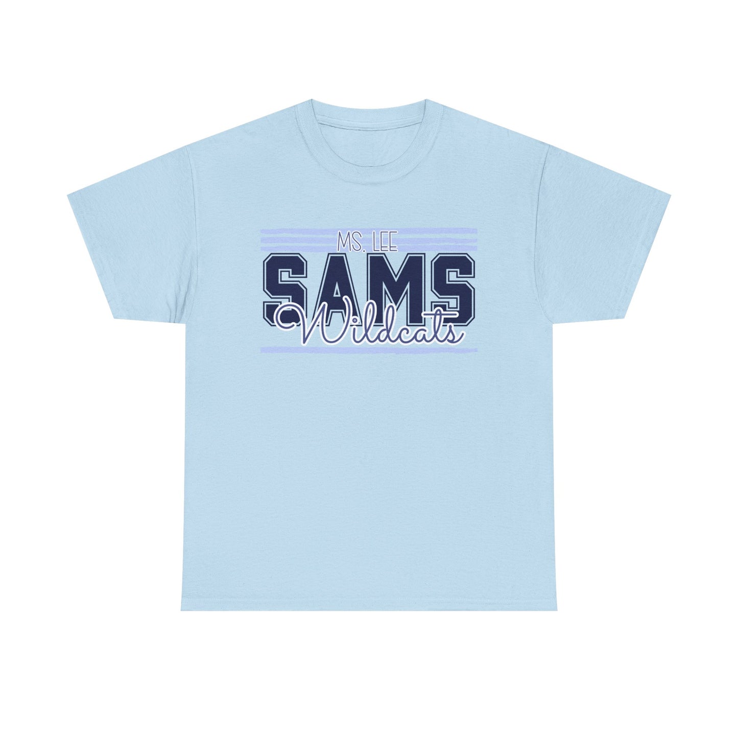 Personalized, SAMS Wildcats, St Amant Middle School, Team Spirit, Unisex Tshirt, Add your name