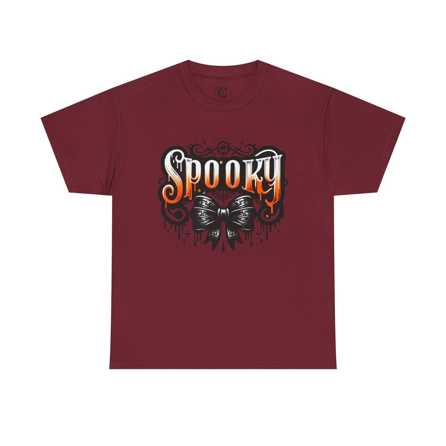 Spooky Themed Unisex Heavy Cotton Tee, Halloween Shirt, Fall Fashion, Ghostly Tee, Graphic Tee, Casual Wear