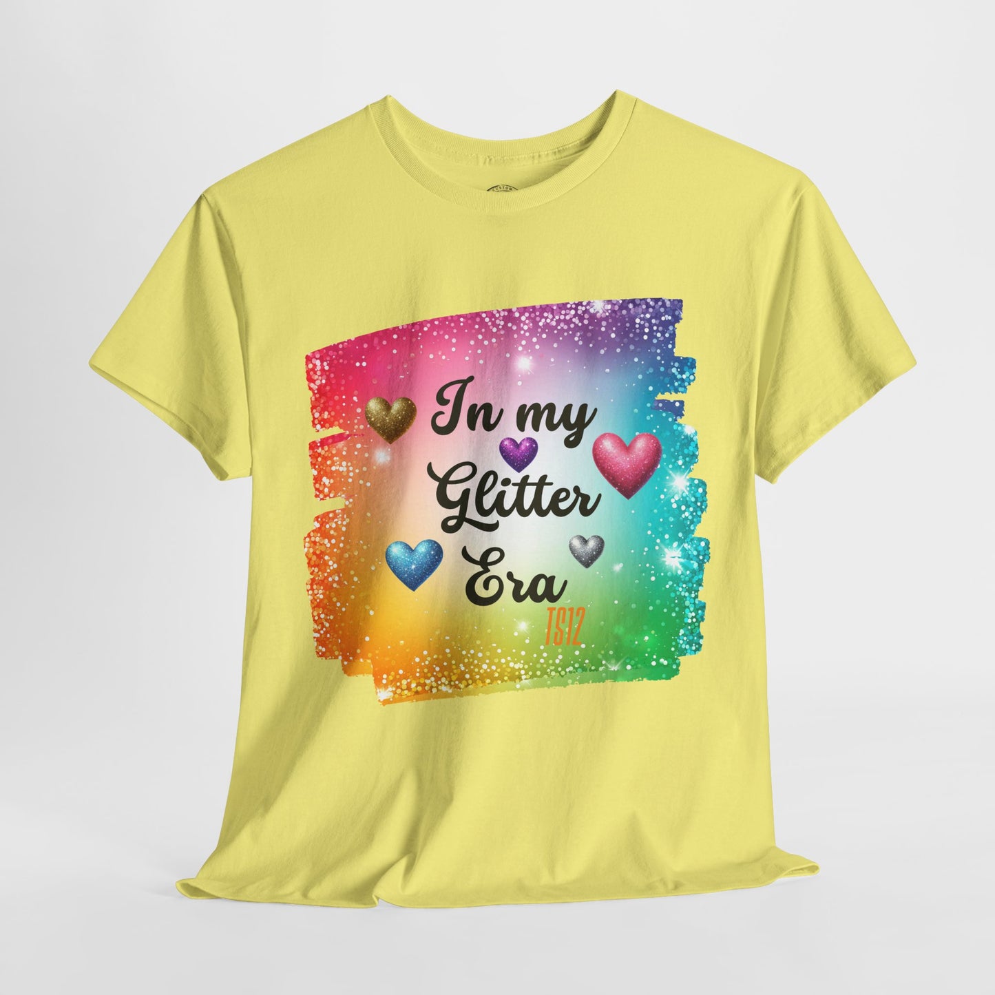 In My Glitter Era Tee - Unisex Heavy Cotton T-Shirt, Perfect for Celebrations, Pride Events, Birthday Gifts, Casual Wear, Colorful Fashion