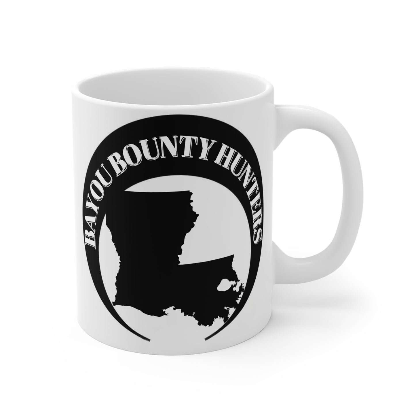 Bayou Bounty Hunters Mug, Custom Coffee Cup, Gift for Cowboy Action Shooting Club members